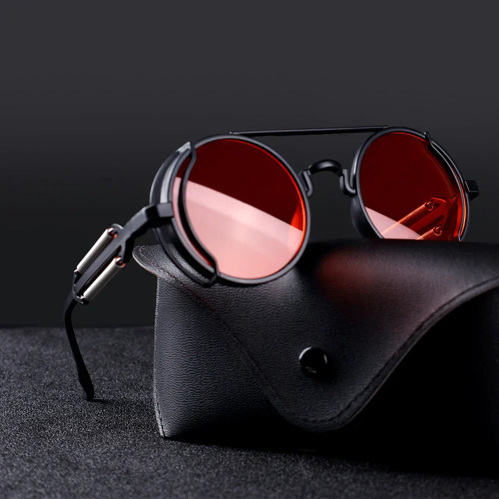 Bastien - Lunettes de soleil vintage steampunk