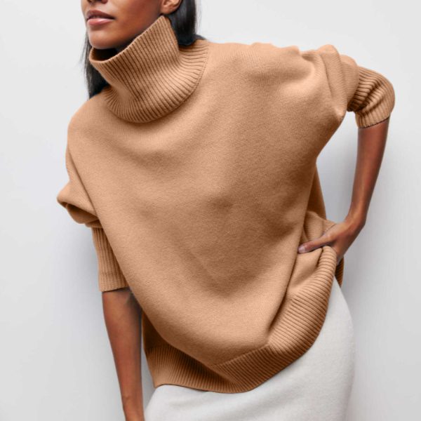 ArtelierDeRoche™ | Col roulé pull-over lacé