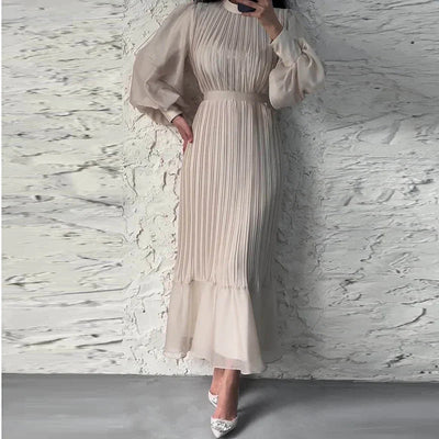 Alisa - Robe Plissée Elégante et Intemporelle