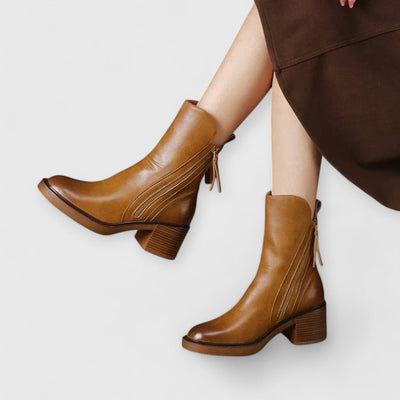 Serene | Bottines élégantes à talon block