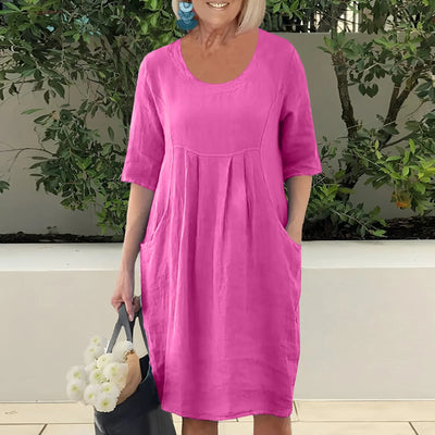 AtelierdeRocheParis™ | Robe Été Élégante en Lin