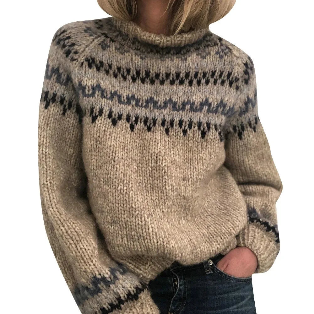 AtelierDeRoche™ | Pull tricoté à col roulé