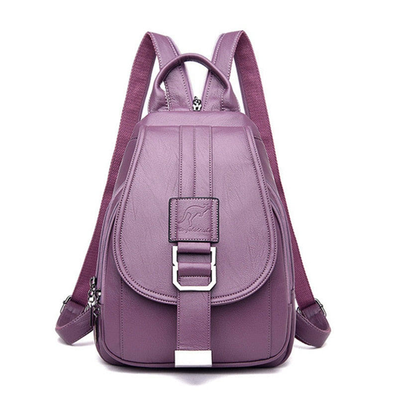 Sac à dos en cuir pour femmes