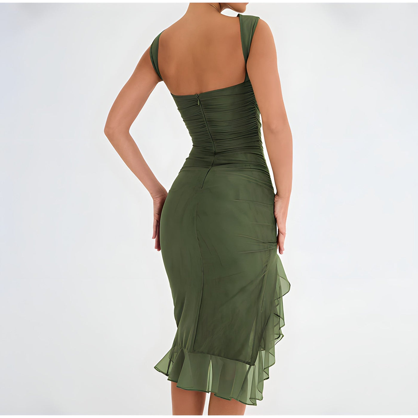 Vaness – Robe Midi Fluide Élégance Naturelle pour Tous les Jours