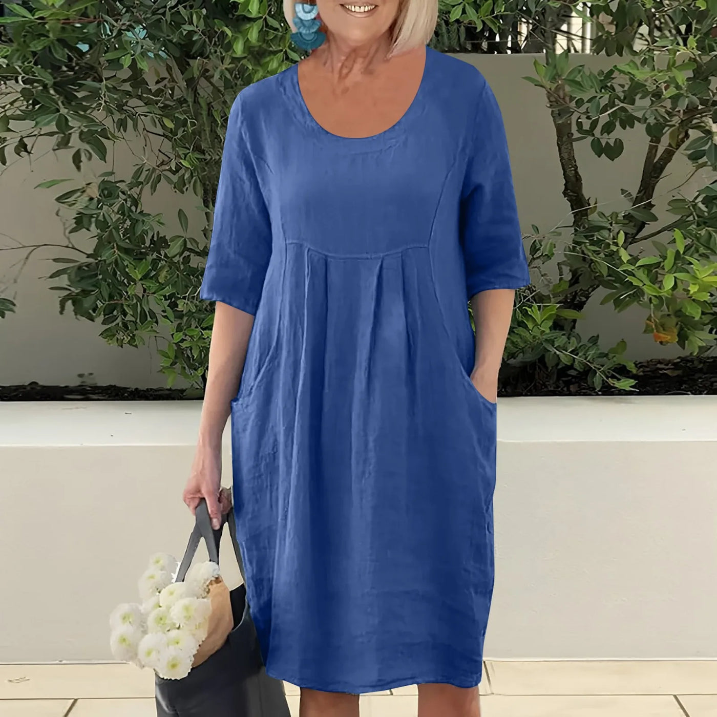 AtelierdeRocheParis™ | Robe Été Élégante en Lin