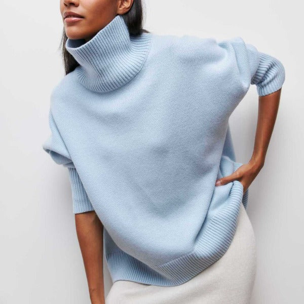 ArtelierDeRoche™ | Col roulé pull-over lacé