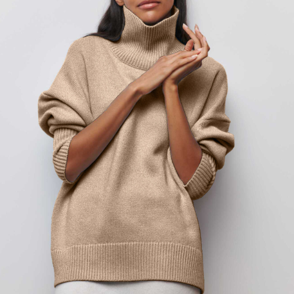 ArtelierDeRoche™ | Col roulé pull-over lacé