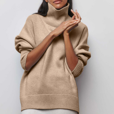 ArtelierDeRoche™ | Col roulé pull-over lacé