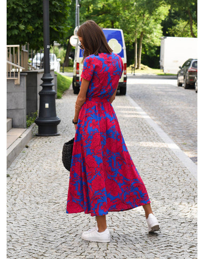 Yolanda | Robe Midi Douce et Confortable pour Femme au Quotidien