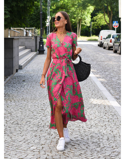 Yolanda | Robe Midi Douce et Confortable pour Femme au Quotidien