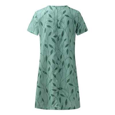Inès - Robe d'été élégante avec décolleté en V