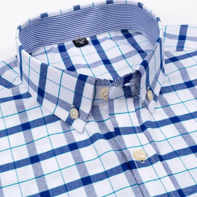 Chemise boutonnée pour hommes | Manches courtes