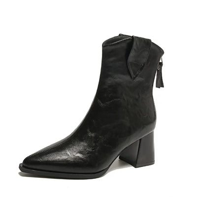 Bottes Chelsea à Talons Hauts Vintage