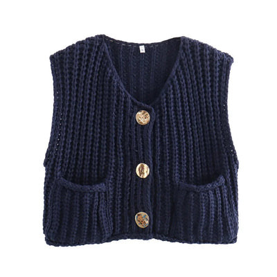 Angelique - Cardigan douillet en tricot à boutons