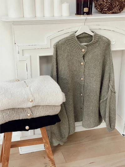Cardigan surdimensionné pour femmes | Chaud