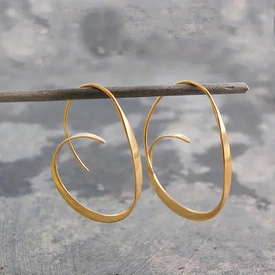 Boucles d’oreilles spirales