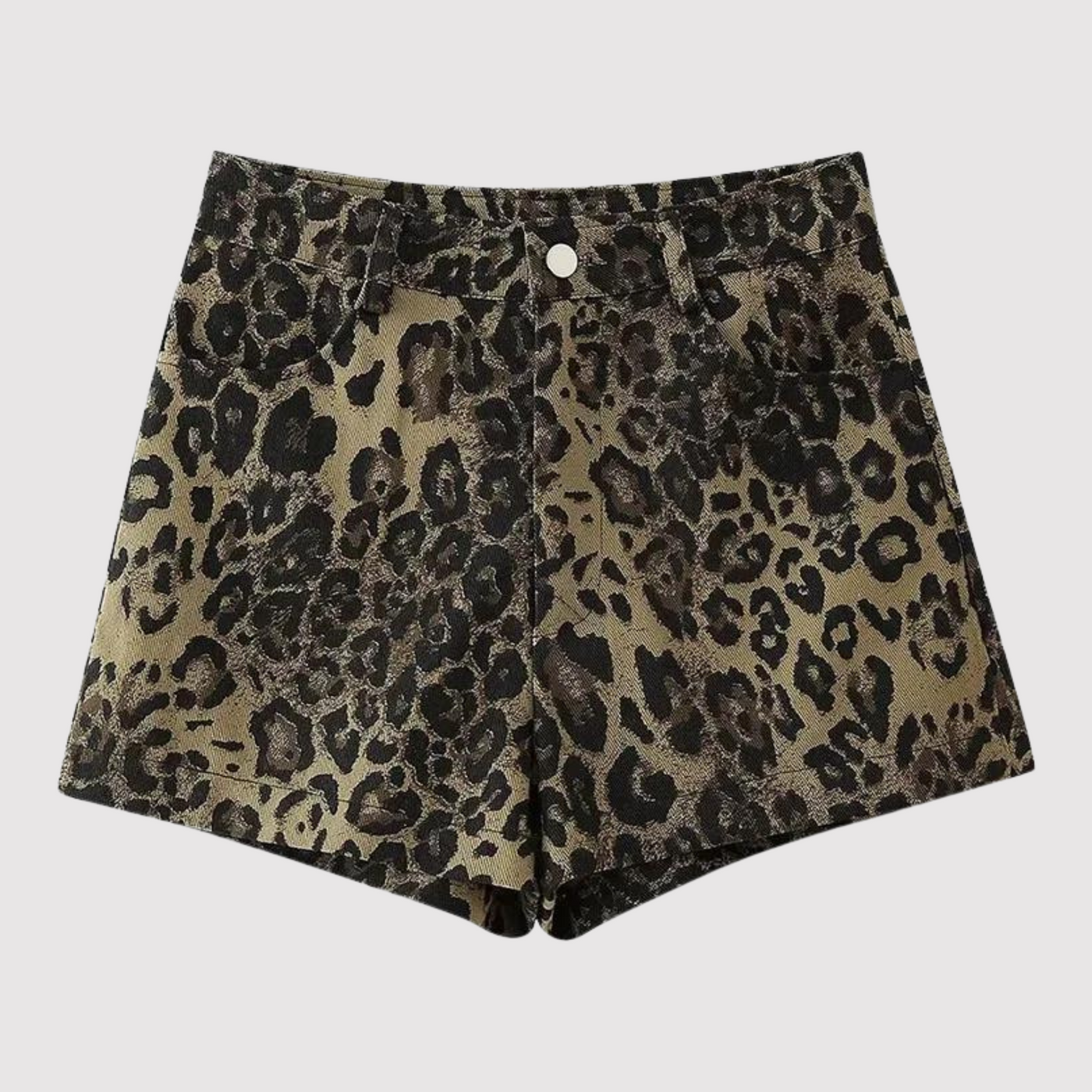 Alya - Short à imprimé léopard audacieux
