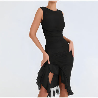 Vaness – Robe Midi Fluide Élégance Naturelle pour Tous les Jours