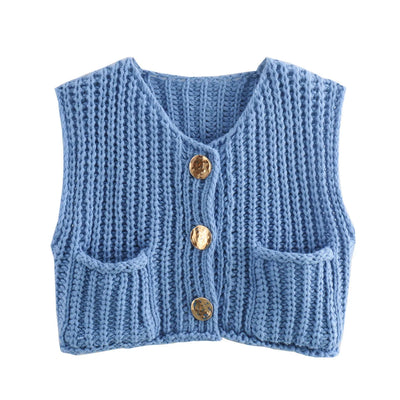 Angelique - Cardigan douillet en tricot à boutons