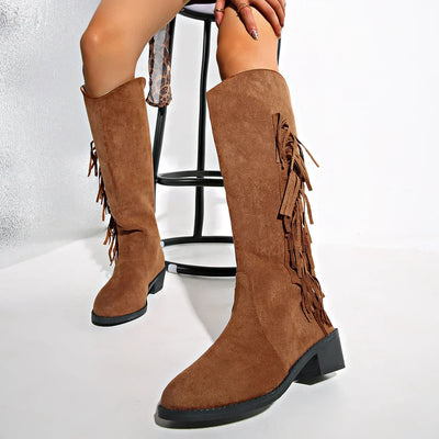 Bottes de Rue en Cuir Raffiné