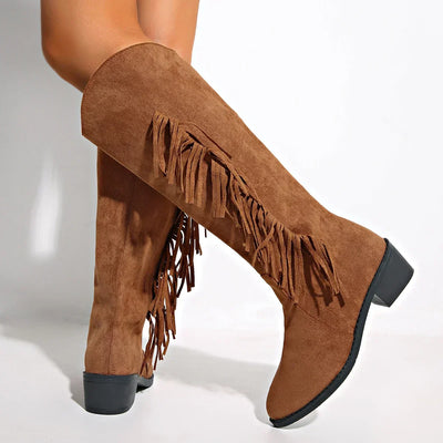 Bottes de Rue en Cuir Raffiné