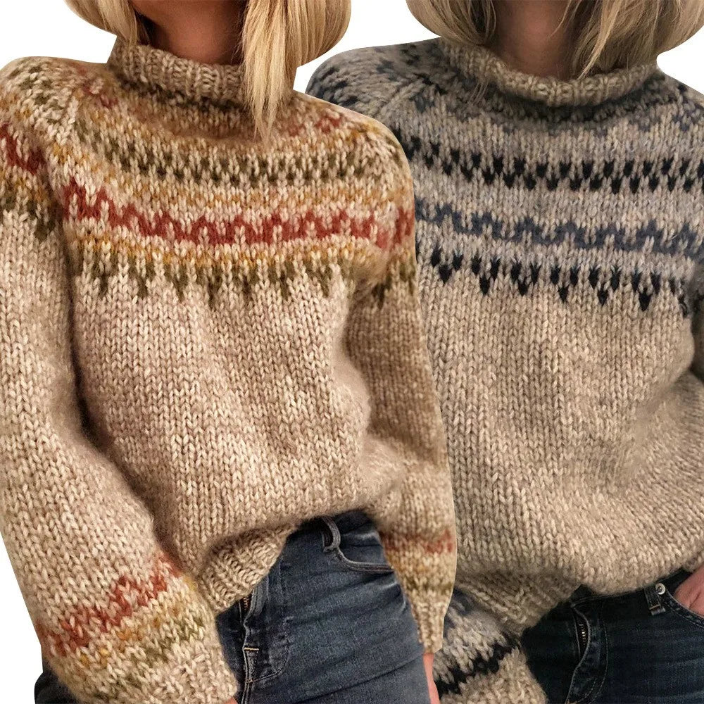 AtelierDeRoche™ | Pull tricoté à col roulé
