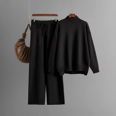 Ylenia™ - Ensemble élégant composé d'une chemise à manches longues et d'un pantalon fuselé.