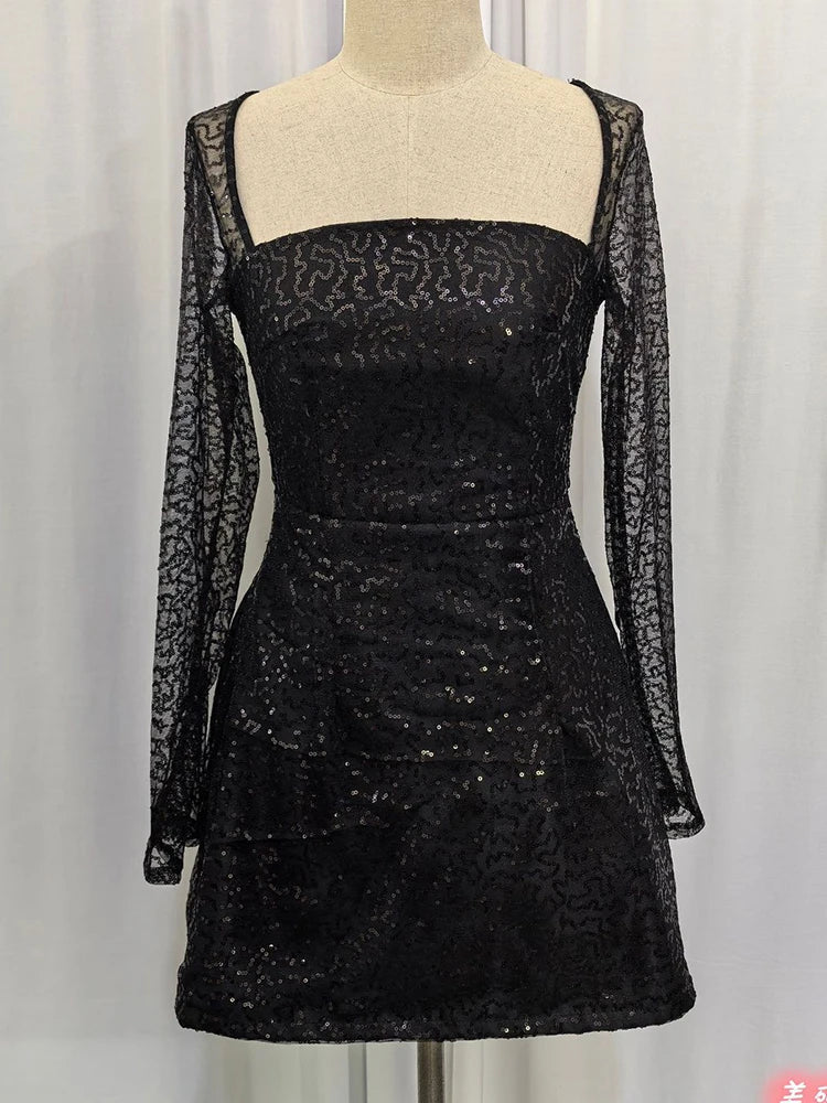 Chloe | Robe de Soirée sequin pour femme | Mini