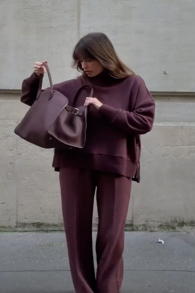 AtelierdeRocheParis™ |  Ensemble deux pièces en tricot et crochet