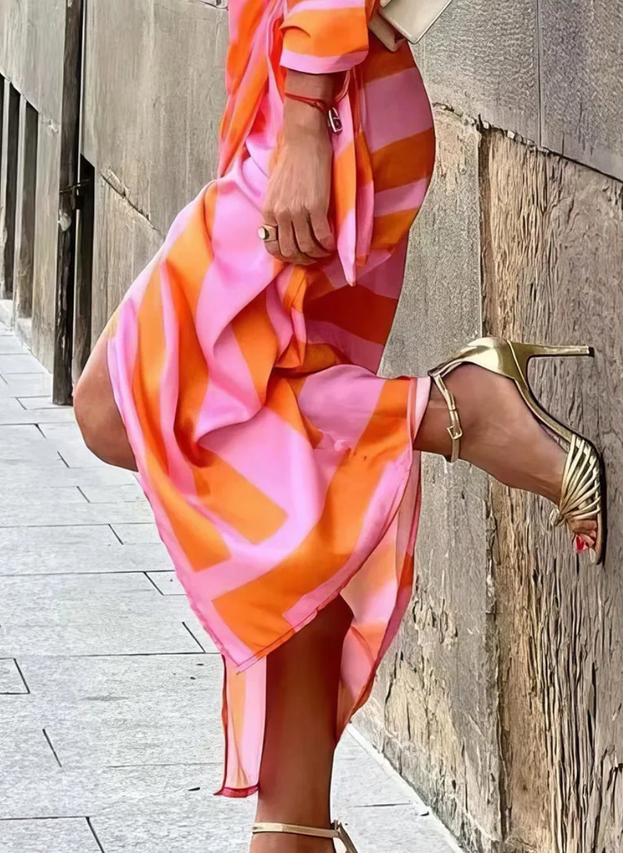AtelierdeRocheParis™ | Robe portefeuille imprimée
