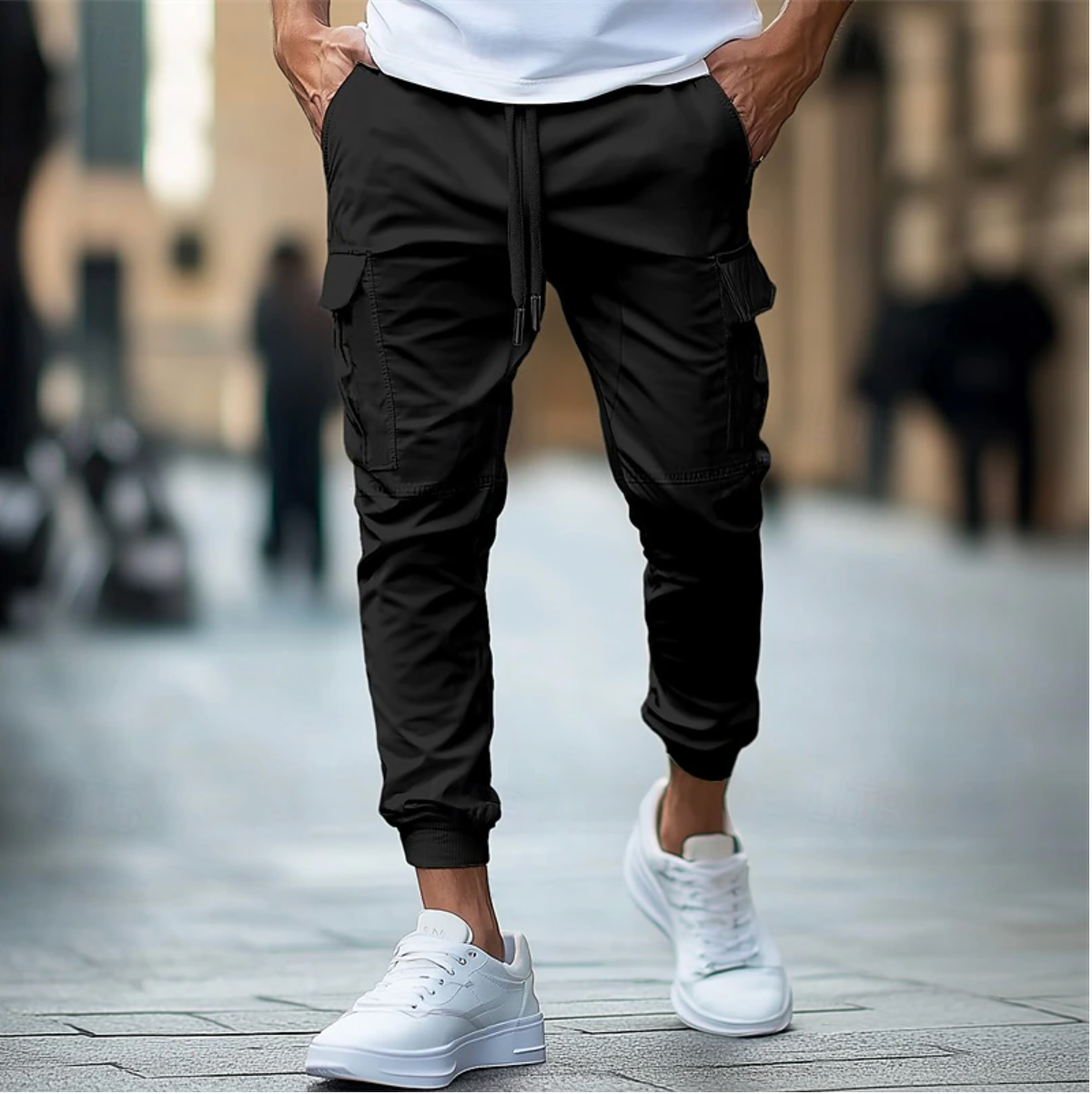 Lionel | Pantalon Cargo pour Homme avec Poches Spacieuses
