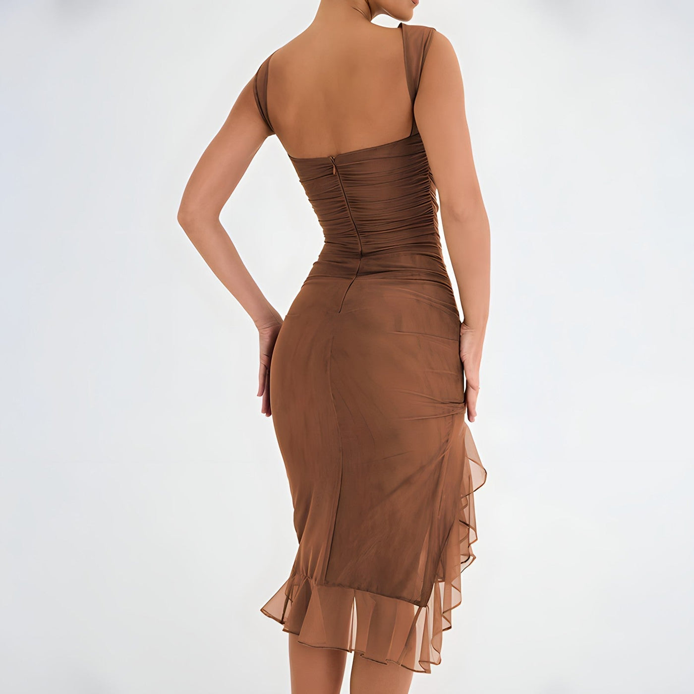 Vaness – Robe Midi Fluide Élégance Naturelle pour Tous les Jours