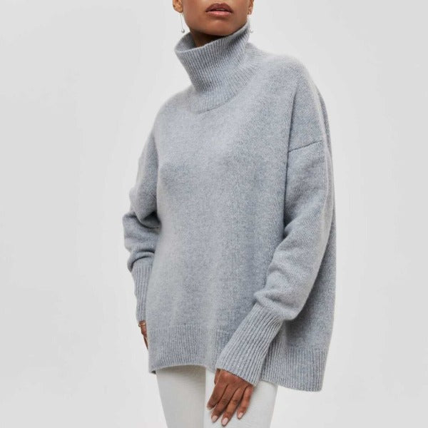 ArtelierDeRoche™ | Col roulé pull-over lacé