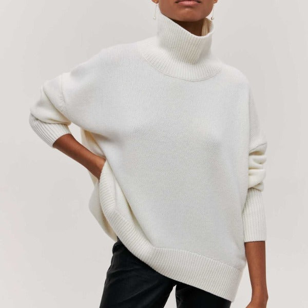 ArtelierDeRoche™ | Col roulé pull-over lacé