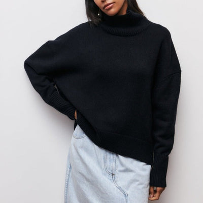 ArtelierDeRoche™ | Col roulé pull-over lacé