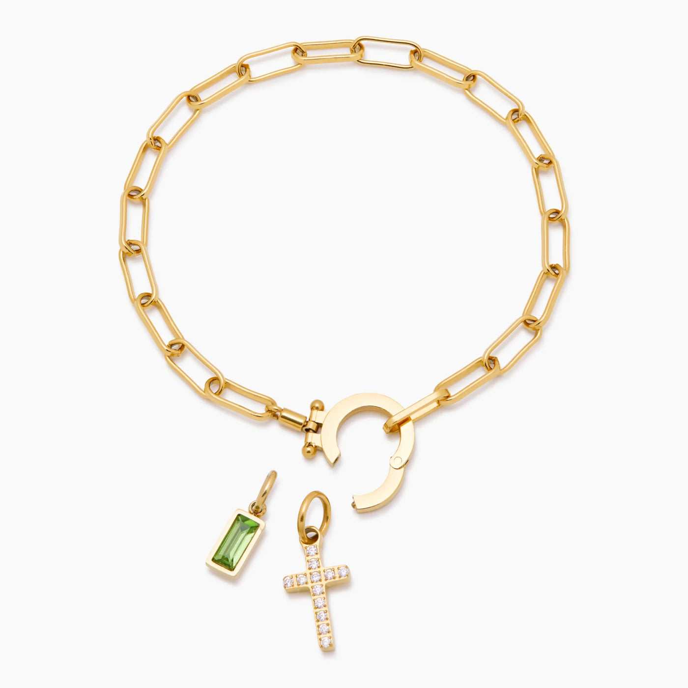 Edmonton Essence™ | Birthstone Cross Bracelet