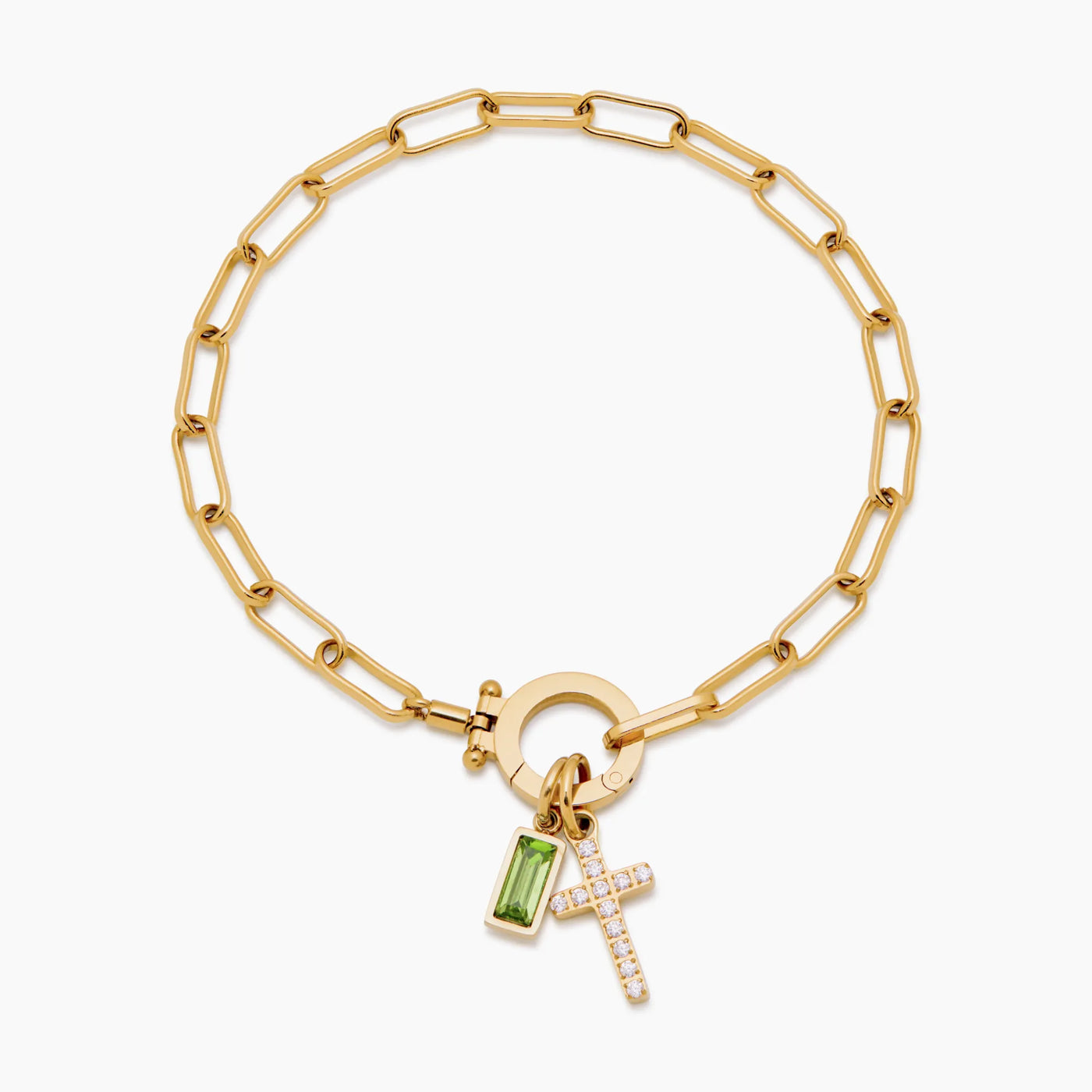 Edmonton Essence™ | Birthstone Cross Bracelet