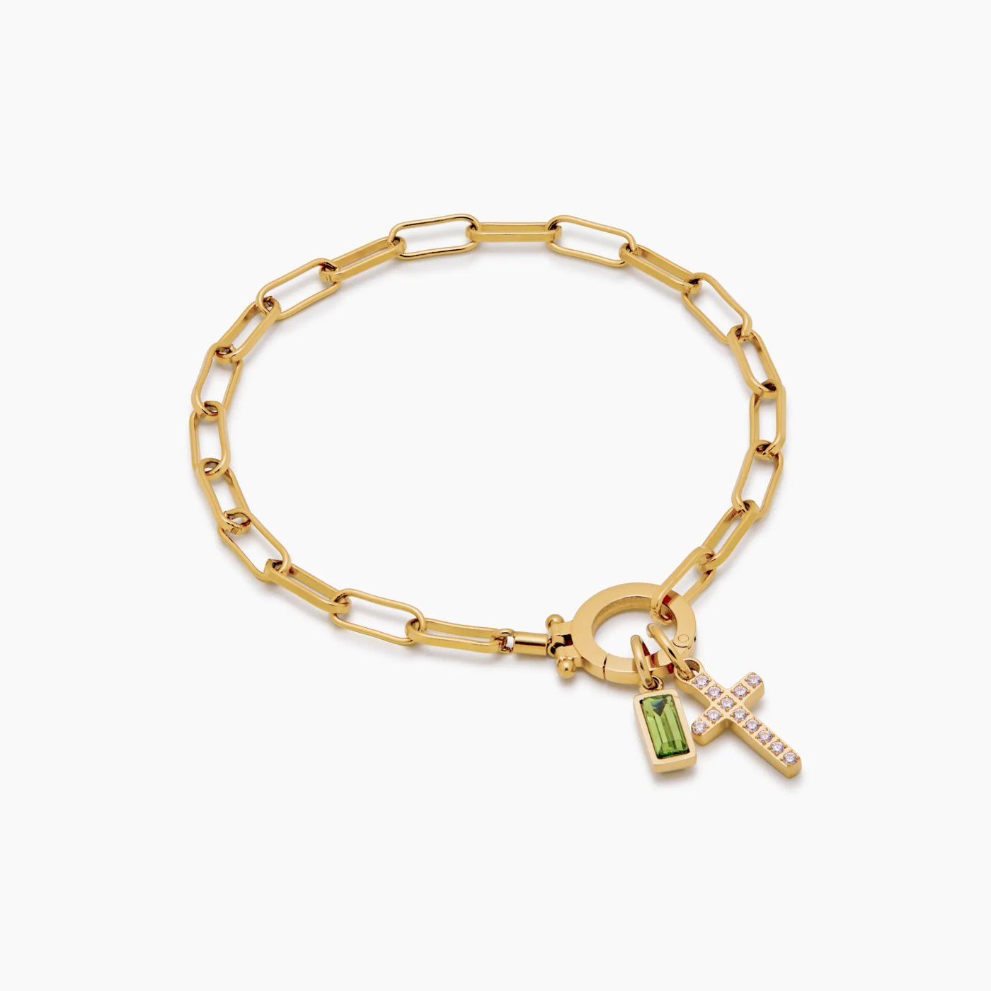 Edmonton Essence™ | Birthstone Cross Bracelet