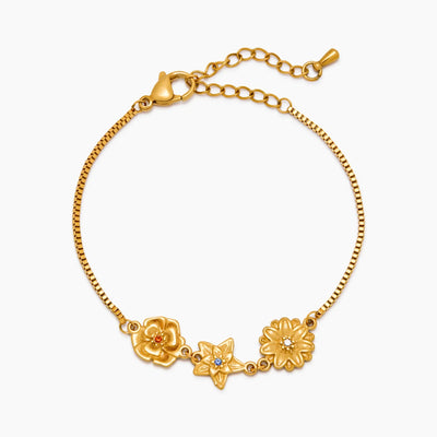 Edmonton Essence™ | Custom Birth Flower Bracelet