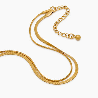 Edmonton Essence™ | Double Snake Chain Bracelet