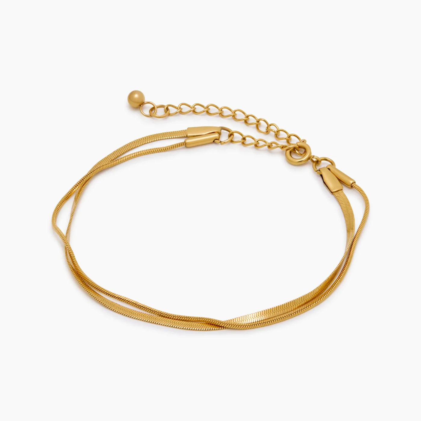 Edmonton Essence™ | Double Snake Chain Bracelet