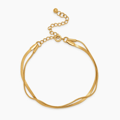 Edmonton Essence™ | Double Snake Chain Bracelet