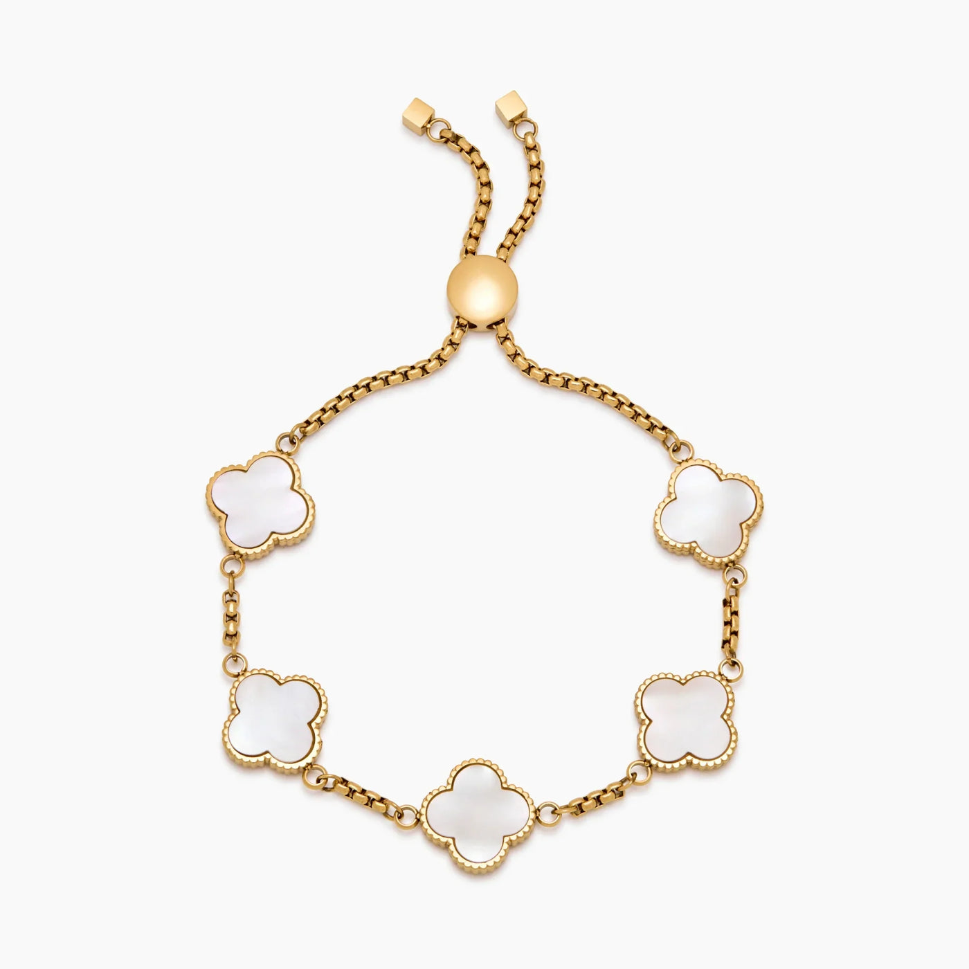 Edmonton Essence™ | Mother Of Pearl Clover Bracelet