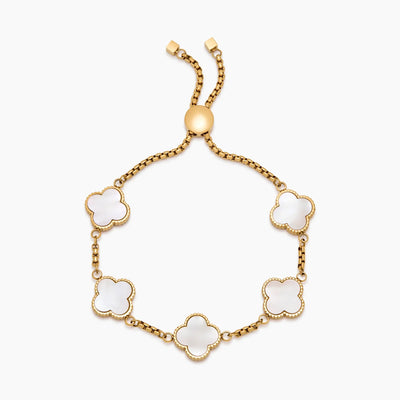 Edmonton Essence™ | Mother Of Pearl Clover Bracelet