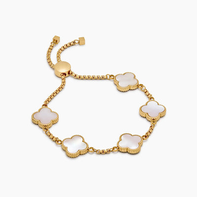 Edmonton Essence™ | Mother Of Pearl Clover Bracelet