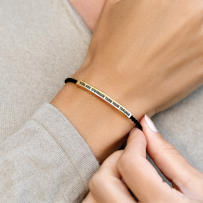 Edmonton Essence™ | Motivational Tube Bracelet  
A bracelet to inspire resilience.