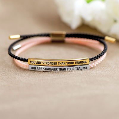 Edmonton Essence™ | Motivational Tube Bracelet  
A bracelet to inspire resilience.