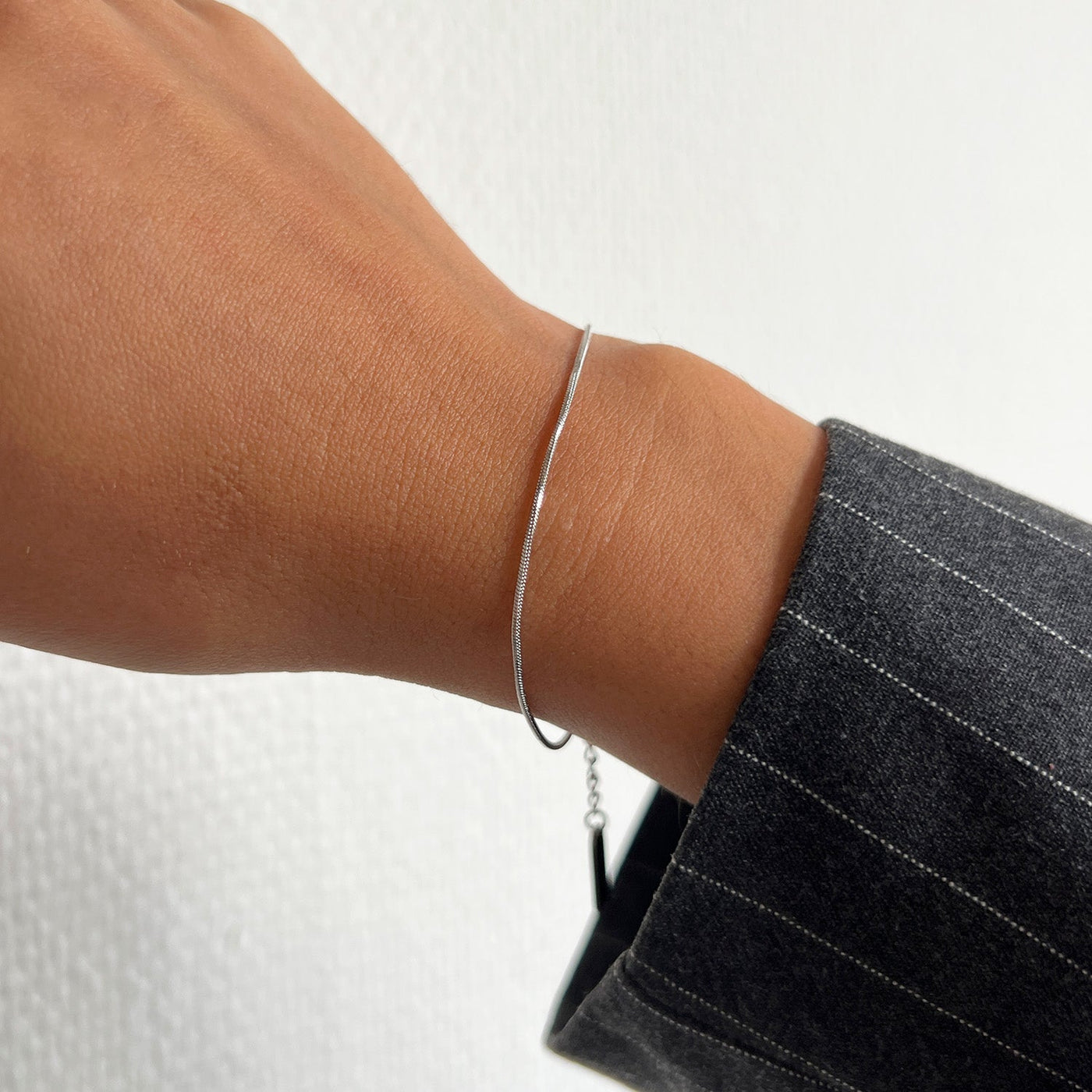BLOOMING – Bracelet Fin en Acier Inoxydable Doré