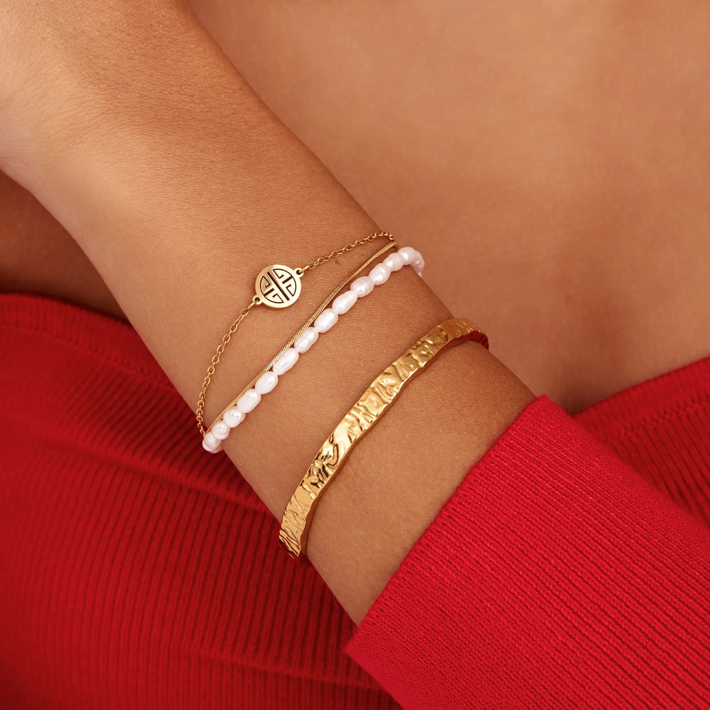 Edmonton Essence™ | Textured Cuff Bracelet