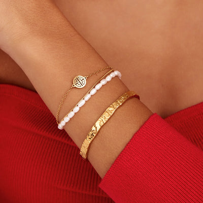 Edmonton Essence™ | Textured Cuff Bracelet